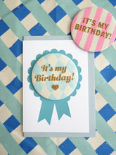 Load image into Gallery viewer, Mix or Match! Birthday Badge with Greeting Card
