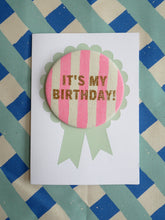 Load image into Gallery viewer, Mix or Match! Birthday Badge with Greeting Card
